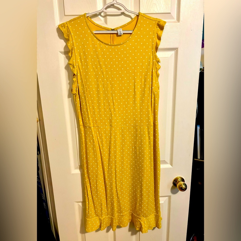 Old Navy XL yellow summer dress